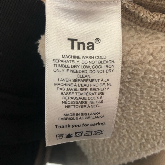 ARITZIA Cozy Fleece Boyfriend Cropped Hoodie Size 3 - Picture 6 of 7